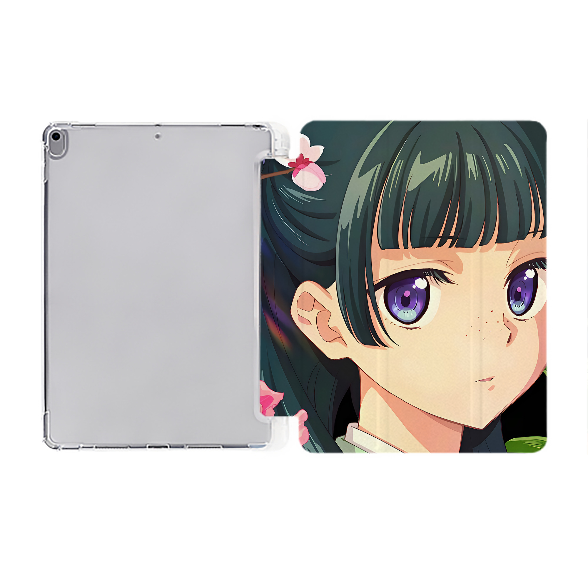 （画像用） 薬屋のひとりごと The Apothecary Diaries IPad ケース ペン収納付き 三つ折りスタンド PUレザー×シリコン 対応機種9.5/10.5/10.9インチ